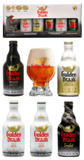 Pack Regalo Gulden Draak 5 Cervezas 33 cl 1 Copa Dragón